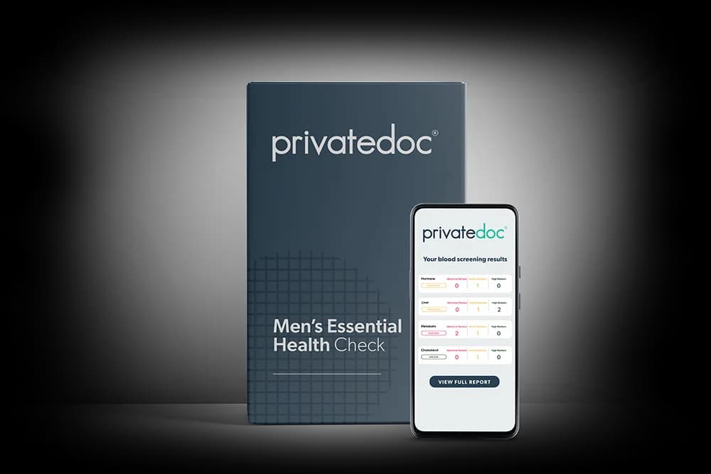 Men's essential health check at-home kit