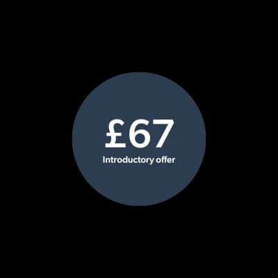 £67 introductory offer