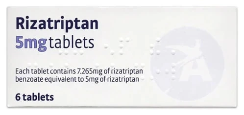 Rizatriptan medication packs