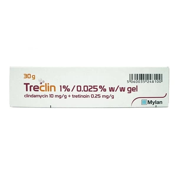 Treclin 1% / 0.025% w/w gel 30 g pack