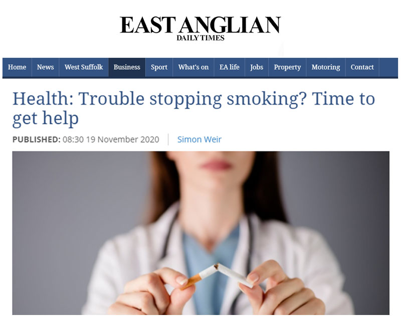 Screenshot of article from EADT website