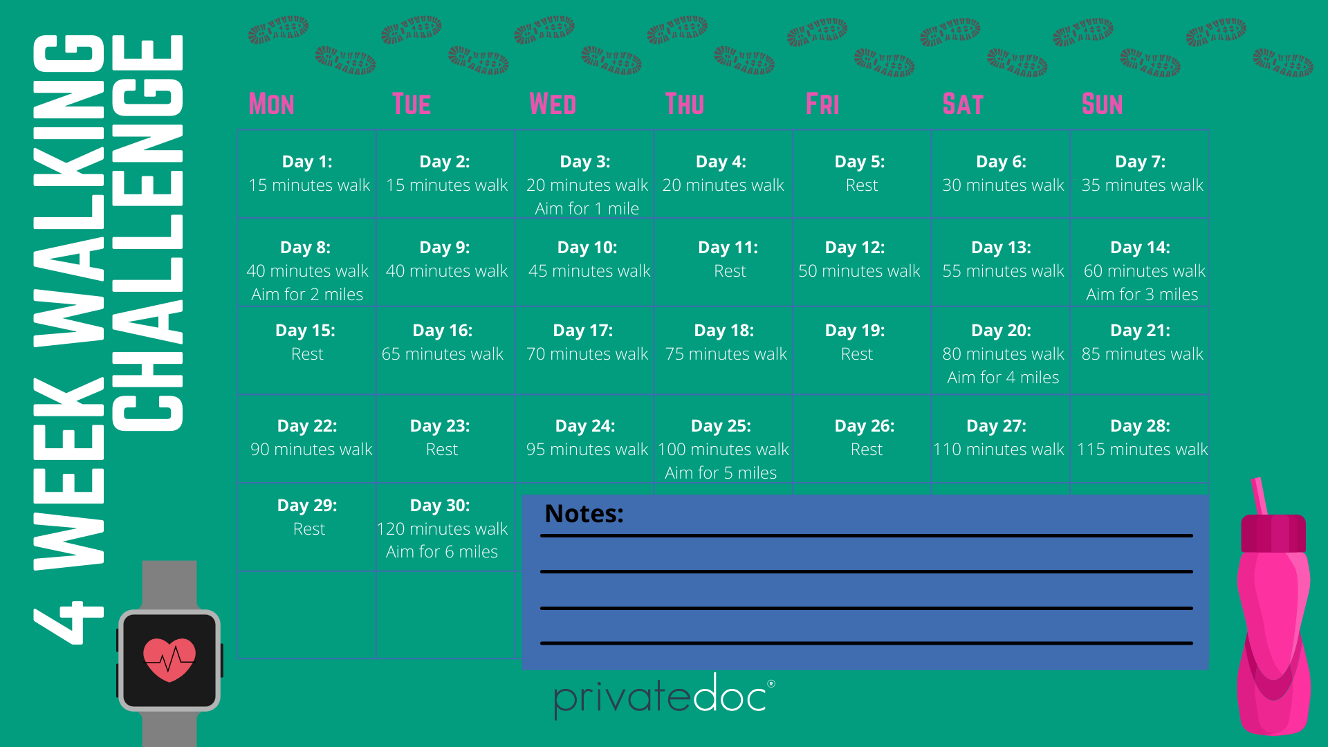 Walk This May Walking Schedule