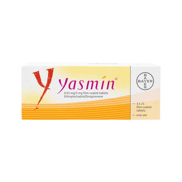 Yasmin medication pack