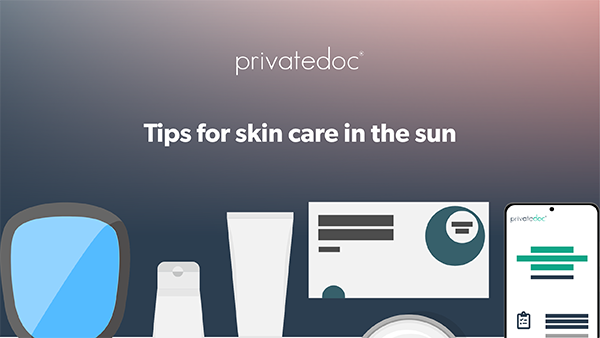 Tips for skin care in the sun