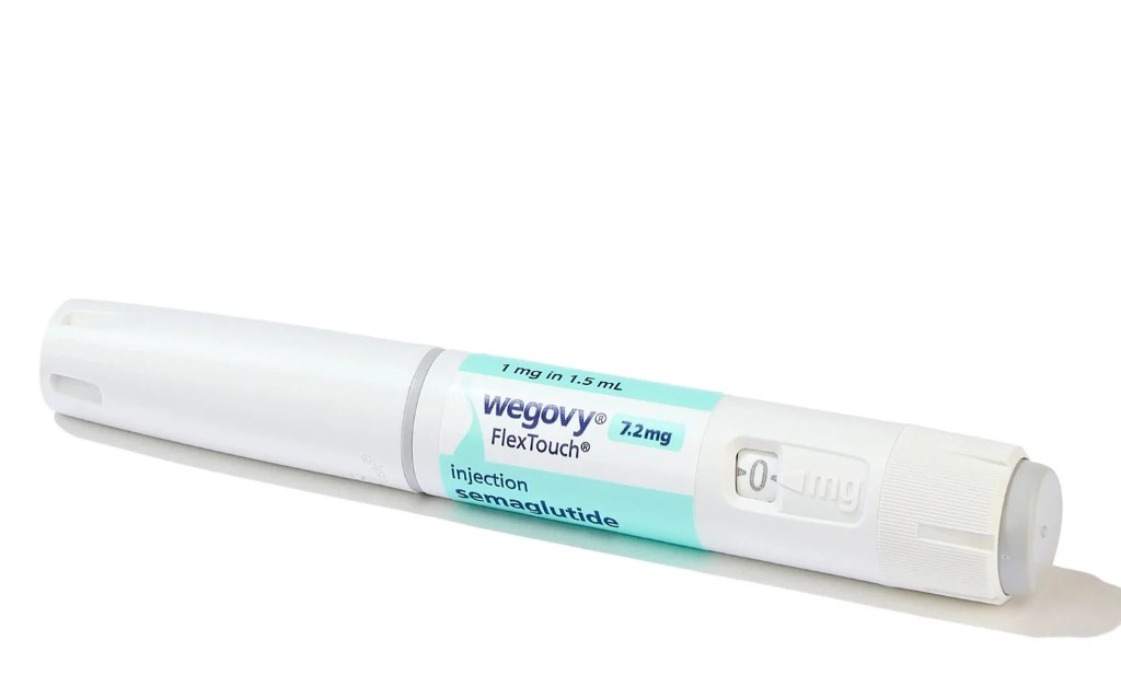 Wegovy 7.2 mg FlexTouch semaglutide injection pen.