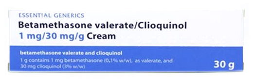 Betamethasone with Clioquinol Cream pack
