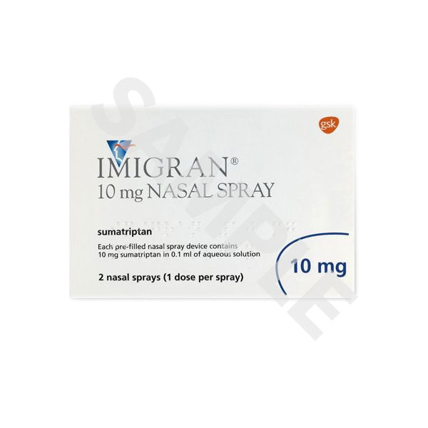 Imigran Nasal Spray medication pack