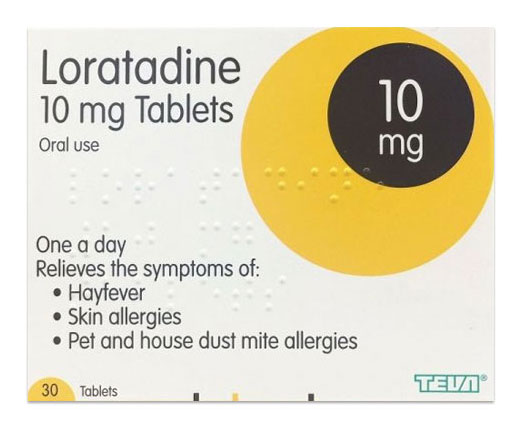 Loratadine medication pack