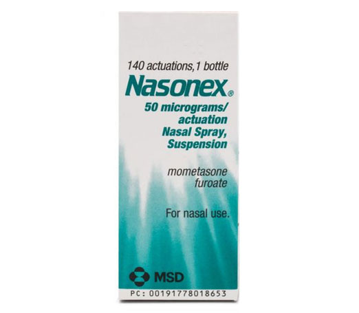 Nasonex Furoato de Mometasona 0.05% MSD Frasco x 60 Aplicaciones