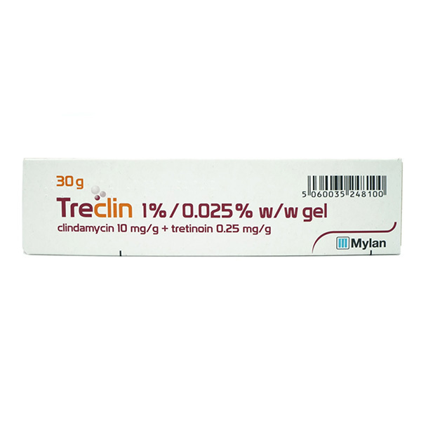 Treclin 1% / 0.025% w/w gel 30 g pack