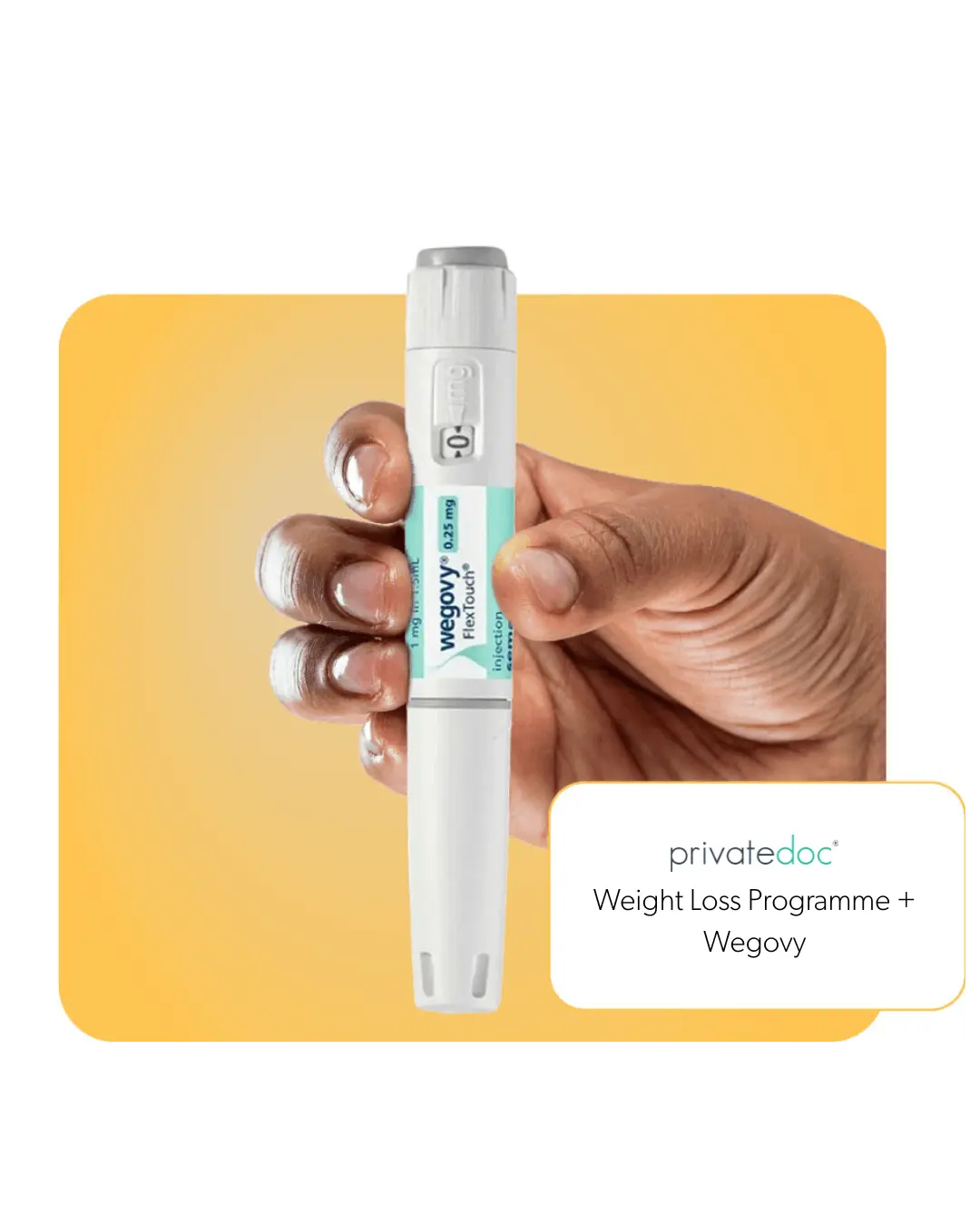 Wegovy weight loss injections pack