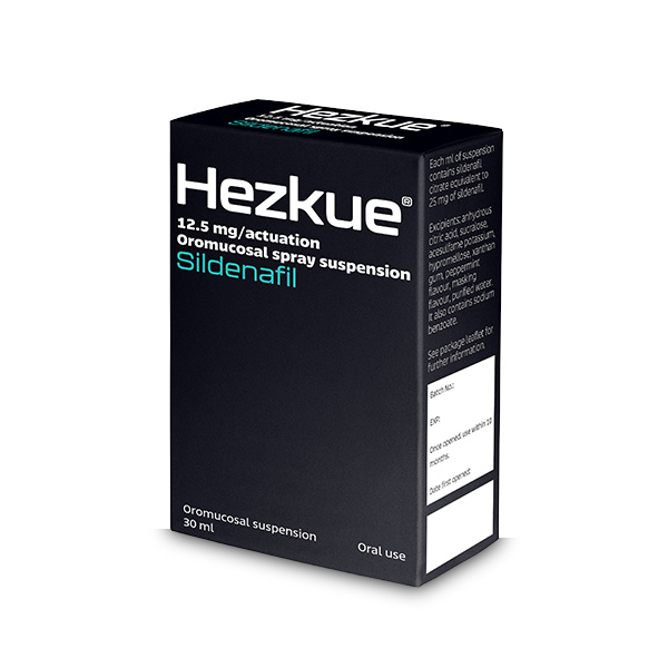  Hezkue / Sildenafil Spray medication pack